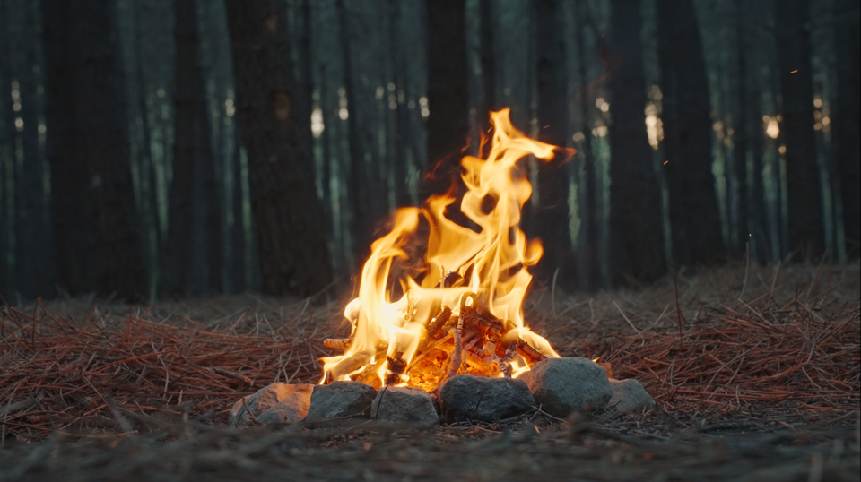 Fire stock footage